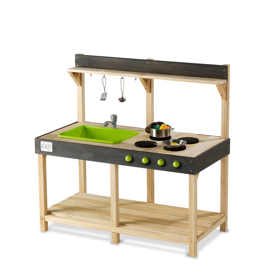 Yummy 100 hölzerne Küche für draussen - naturel