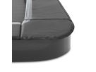 InTerra ebenerdige sports Trampolin 244x366cm - schwarz