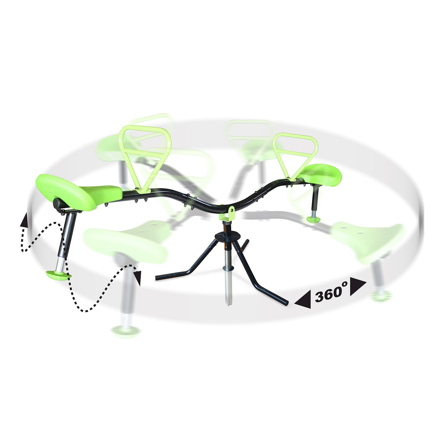 Spinner kreisende Wippe