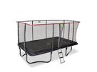 Trampolin PeakPro inkl. Sicherheitsnetz 244x427 cm - schwarz