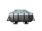 Pool inkl. Sandfilterpumpe 540x250x100 cm - Black Leather