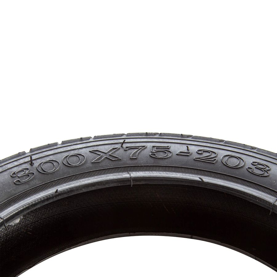 Velopneu 12" 300x75-203 Bax Trike Air vorne schwarz