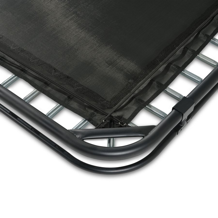 InTerra ebenerdige sports Trampolin 244x366cm - schwarz