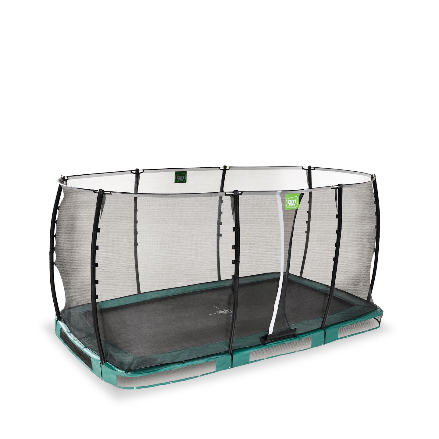 Allure Classic Bodentrampolin 244x427cm - grün