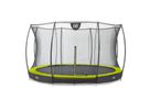 Silhouette Bodentrampolin ø366cm mit Sicherheitsnetz - grün