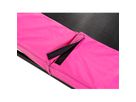 Silhouette Bodentrampolin ø427cm mit Sicherheitsnetz - rosa