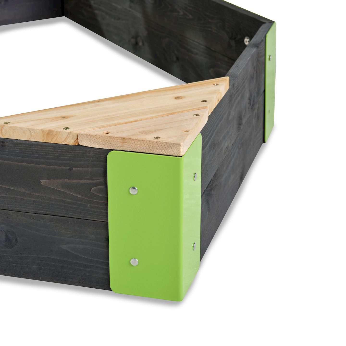 Aksent Holzsandkasten Boot 190x90cm