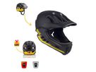 frezzo Rowdy Fullface Helm Star schwarz/gelb Grösse M
