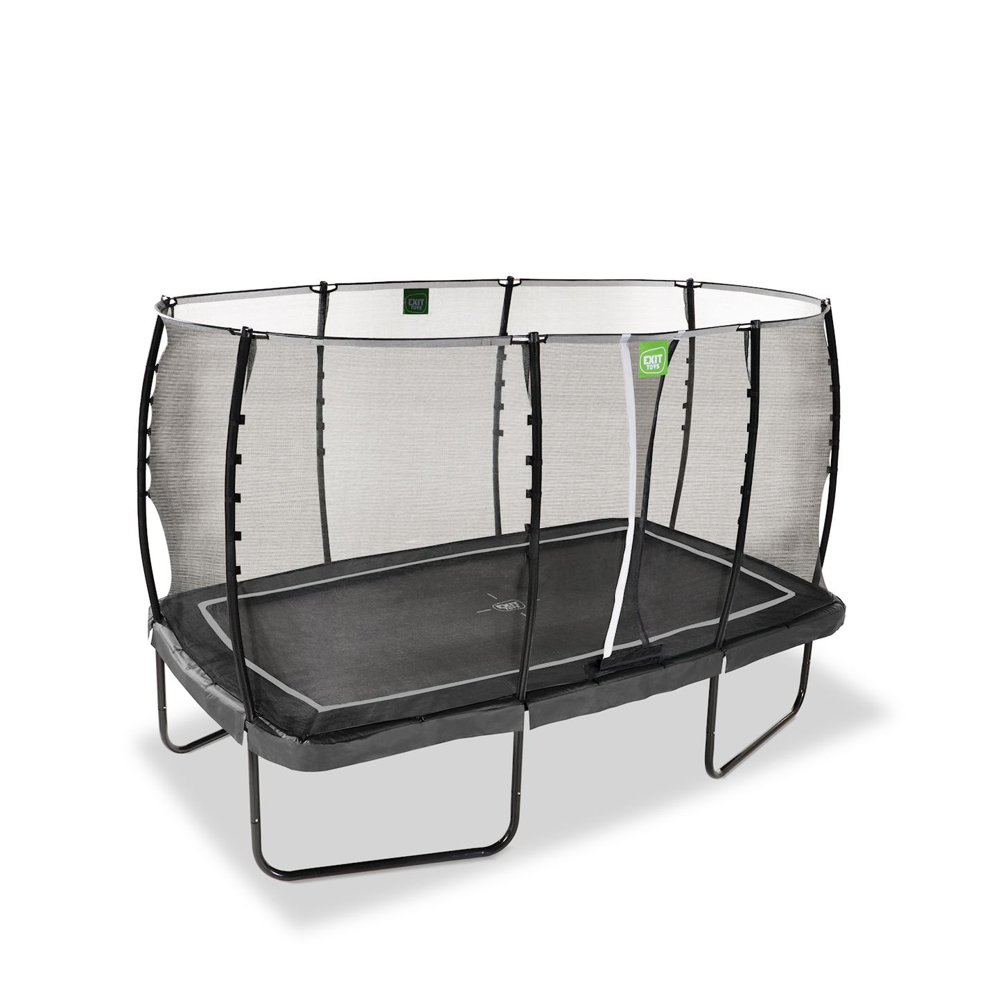Allure Classic Trampolin 214x366cm - schwarz