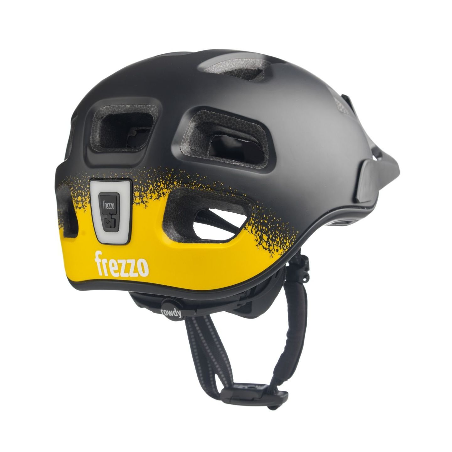 frezzo Rowdy Fullface Helm Star schwarz/gelb Grösse M