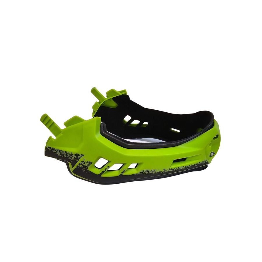 Ersatz-Kinnschutz für frezzo frezzo Rowdy Fullface Helm - Frog grün