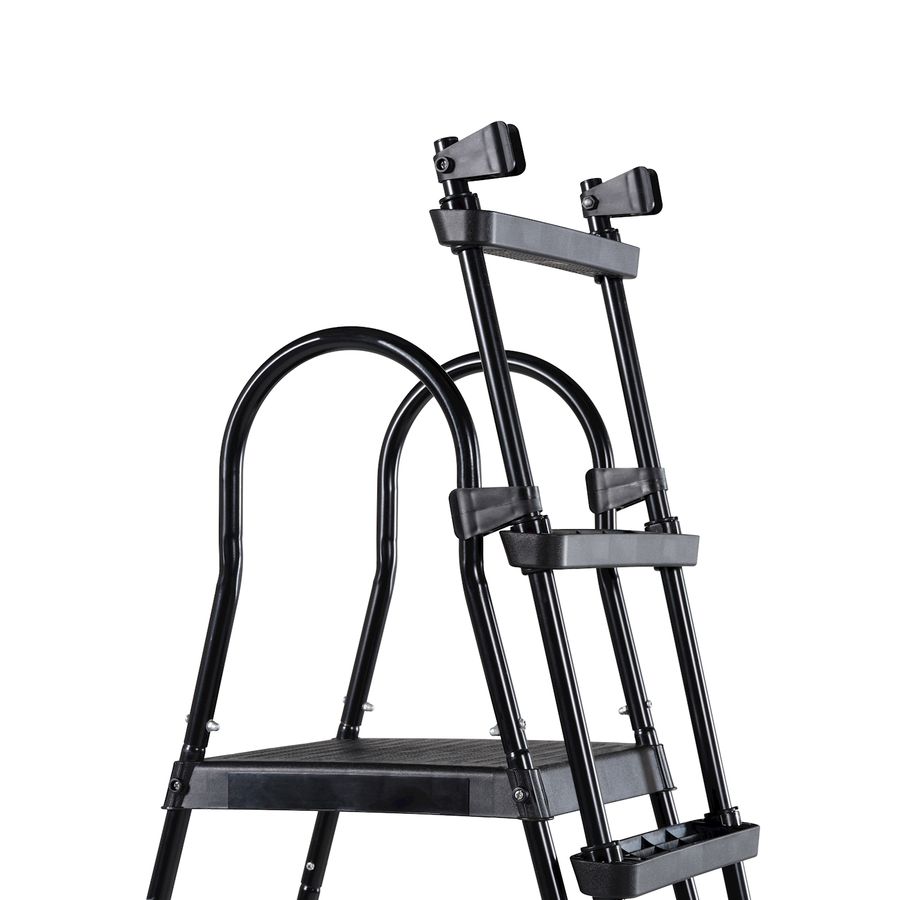 Poolleiter für Rahmenhöhen von 108-122 cm - schwarz